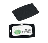 DURABLE Pack Porte-Badge carton recyclé 54 x 85 mm + Etiquette imprimable - Noir - Kit de 20