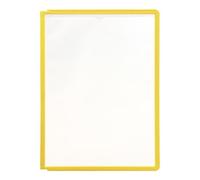 Durable SHERPA A4 Panneau d'affichage - Affichage de documents Carrousel Accessoires (cadre, A4, PP, Jaune)