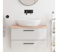 Durable Plan de toilette 80x30x2 cm Bois massif non traité - Jardin & Bricolage Octo2472200 1parcel