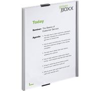 Durable Plaque de porte INFO SIGN - 4806 (l x H) 210 mm x 297 mm métallique, argent 480623