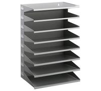 Station de tri Business, 8 compartiments, gris