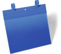 DURABLE Pochette avec sangles A4 paysage, 50 pc, Bleu foncé, 175107