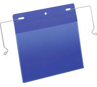 DURABLE Pochettes avec fil de suspension A5 paysage, 50 pc, Bleu foncé, 175207