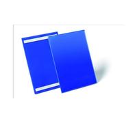 DURABLE Pochette adhésive A4 portrait, 50 pc, Bleu foncé, 179707