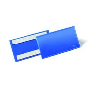 DURABLE Pochettes adhésives 150 x 67 mm - 50 pièces - Bleu foncé - 176207