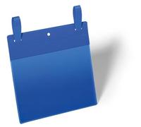 DURABLE Pochette avec sangles A5 paysage, 50 pc, Bleu foncé, 174907
