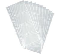 DURABLE Pochette pour cartes de visite Visifix Centium transparente pour 8 cartes - Lot de 10