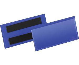 Durable Pochette pour étiquette aimantée 174107 bleu 100 mm x 38 mm 50 pc(s)