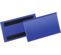 DURABLE Pochettes magnétiques 174207 - 150 x 67 mm - 50 pièces - Bleu foncé