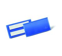 DURABLE Pochettes adhésives 175907 - 100 x 38 mm - 50 pièces - Bleu foncé