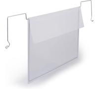 DURABLE Pochettes à fil de suspension A5 paysage avec rabat PP transparent 50 pièces 118719