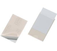 DURABLE Pochette adhésive Pocketfix 90 x 57 mm transparente Boîte de 100