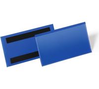 DURABLE Pochettes magnétiques 174207 - 150 x 67 mm - 50 pièces - Bleu foncé