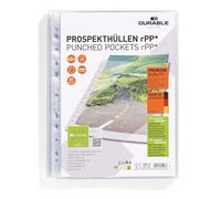 Pochettes perforées Durable Prenium A4 polypropylène grainé 8/100e - Sachet de 40