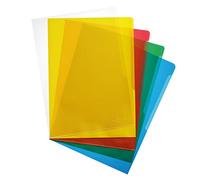 Durable Pochette transparente 2337 DIN A4 polypropylène 0.12 mm transparent, jaune, rouge, vert, bleu 233700 100 pc(s)