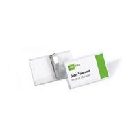 Durable badge met alligator clip 40 x 75 mm (8110-19) G