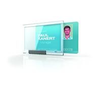 Durable - Porte-badge de sécurité rigide Push Box - Pour 1 carte - Format 54 x 87 mm - Boite de 10 - 892219