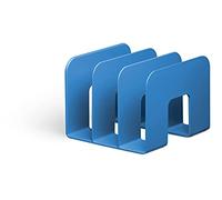 Durable Porte-catalogue Eco, 2 pièces, bleu, 215 x 165 x 210 mm, 776106 | Classement de livres et brochures, certifié Blue Angel, trois compartiments de 65 mm, Made in Germany
