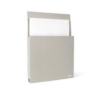 Durable Porte-documents autocollant Info Box A4, Gris, 507210 | Présentoir mural pour brochures, charge jusqu'à environ 1 kg, film PP, 245 x 330 x 27 mm, Made in Poland