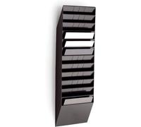 Durable - Porte-documents mural FLEXIBOXX 12 - Format A4 paysage - Pour la présentation de documents - Noir - 1 kit - 1709781060