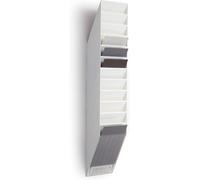 DURABLE Porte-documents mural FLEXIBOXX 12 – Format A4 portrait – Blanc (1 kit)