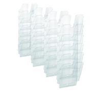 Durable - Porte-documents mural FLEXIPLUS 6 - Pour le classement et la présentation de documents au format A4 - Transparent - 1 kit - 1700008401 (Lot de 4)