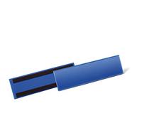 DURABLE Pochettes magnétiques 1/3 A4 paysage Pour surfaces métalliques Bleu foncé 50 pièces