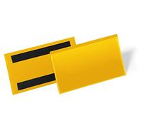DURABLE Pochettes magnétiques 150x67 mm, 50 pc, Jaune, 174204