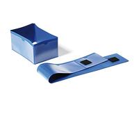DURABLE Porte-étiquette pour pied de palette 140X65 / 90x65 mm, 50 pc, Bleu foncé, 172407