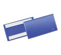 DURABLE Pochettes adhésives 150 x 67 mm - 50 pièces - Bleu foncé - 176207