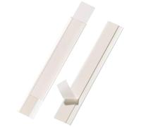 DURABLE - Porte étiquette - Porte étiquette adhésif - Porte-étiquette SCANFIX - 200 x 40 mm - Identification rayons, étagères - Ouverture sur le haut/côté - Transparent - Boîte de 50 pièces - 802419