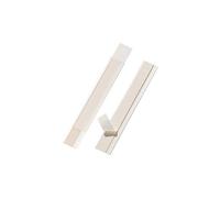 DURABLE - Porte étiquette - Porte étiquette adhésif - Porte-étiquette SCANFIX - 200 x 40 mm - Identification rayons, étagères - Ouverture sur le haut/côté - Transparent - Boîte de 50 pièces - 802419