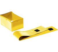 DURABLE Porte-étiquette pour pied de palette 140X65 / 90x65 mm, 50 pc, Jaune, 172404