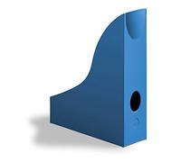 Durable Porte-revues Eco A4, 6 pièces, bleu, 775706 | Certifié Blue Angel, plastique, magazines catalogues brochures, oeillet de préhension, 73 x 306 x 241 mm, Made in Germany