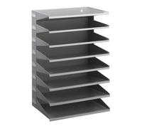 Durable Poste de tri 8 comp. H540xl360xP250mm tôle en acier gris clair, RAL 7035 DURABLE Quantité:1