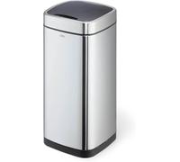 DURABLE Poubelle à ouverture automatique No Touch 35 litres Argent avec bac intérieur