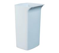 Durable Poubelle de tri 40 l H590xl320xP360mm blanc sans couvercle DURABLE Quantité:1