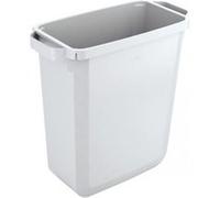 Durable 1800496010 Poubelle Durabin 60 litres, alimentaire, avec poignées, blanc
