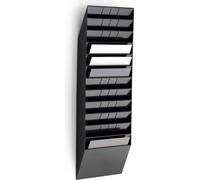 DURABLE Présentoir de documents FLEXIBOXX 12 A4 paysage, 12 pc, Noir, 1709781060