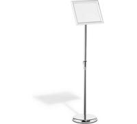 DURABLE - Présentoir sur pied avec cadres clipsables A4 - argent - 1 pièce - 479823