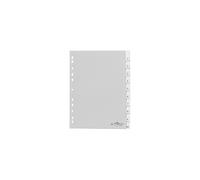 Durable R¿Pertoire En Plastique Avec Index,Gris,20 Positions