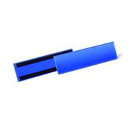 DURABLE Pochettes magnétiques 1/3 A4 paysage Pour surfaces métalliques Bleu foncé 50 pièces