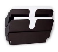 DURABLE Présentoir de documents FLEXIPLUS 2 A4 paysage 2 pièces Noir 1709014060