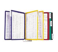 Durable Sherpa 554100 Système de référence mural Sherpa, 10 panneaux gris, lettre, bordures assorties