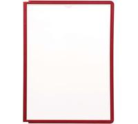 Durable Tableau de présentation polypropylène avec cadre profilé rouge DIN A4 peu Quantité:1