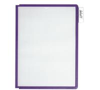 Plaque pochette SHERPA, A4, cadre: bleu-violet
