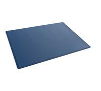 Durable Sous-main 650x500 mm avec rabat transparent - Antidérapant - En polypropylène - Bleu foncé - Boîte de 5 pièces