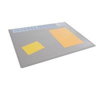 DURABLE - Sous-main antidérapant avec calendrier - 65 x 50 cm - en polypropylène - Gris - 722310
