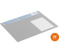 DURABLE Sous-main calendrier 650x480 mm avec couvercle amovible PP, Gris, 722510