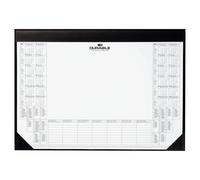DURABLE Sous-main avec bloc calendrier 59 x 42 cm 2025/2026 Noir